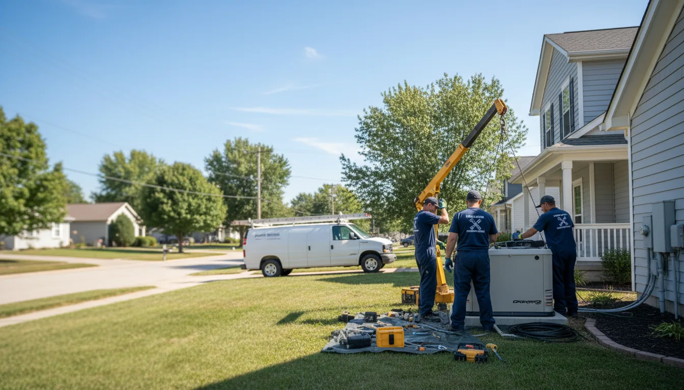 Generator Installation in Burrton, KS near me
